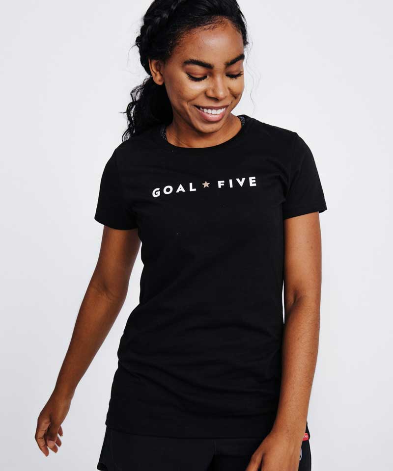 Goal Five Women's Athletic T-Shirt - Tigbul's Variety Fashion Shop