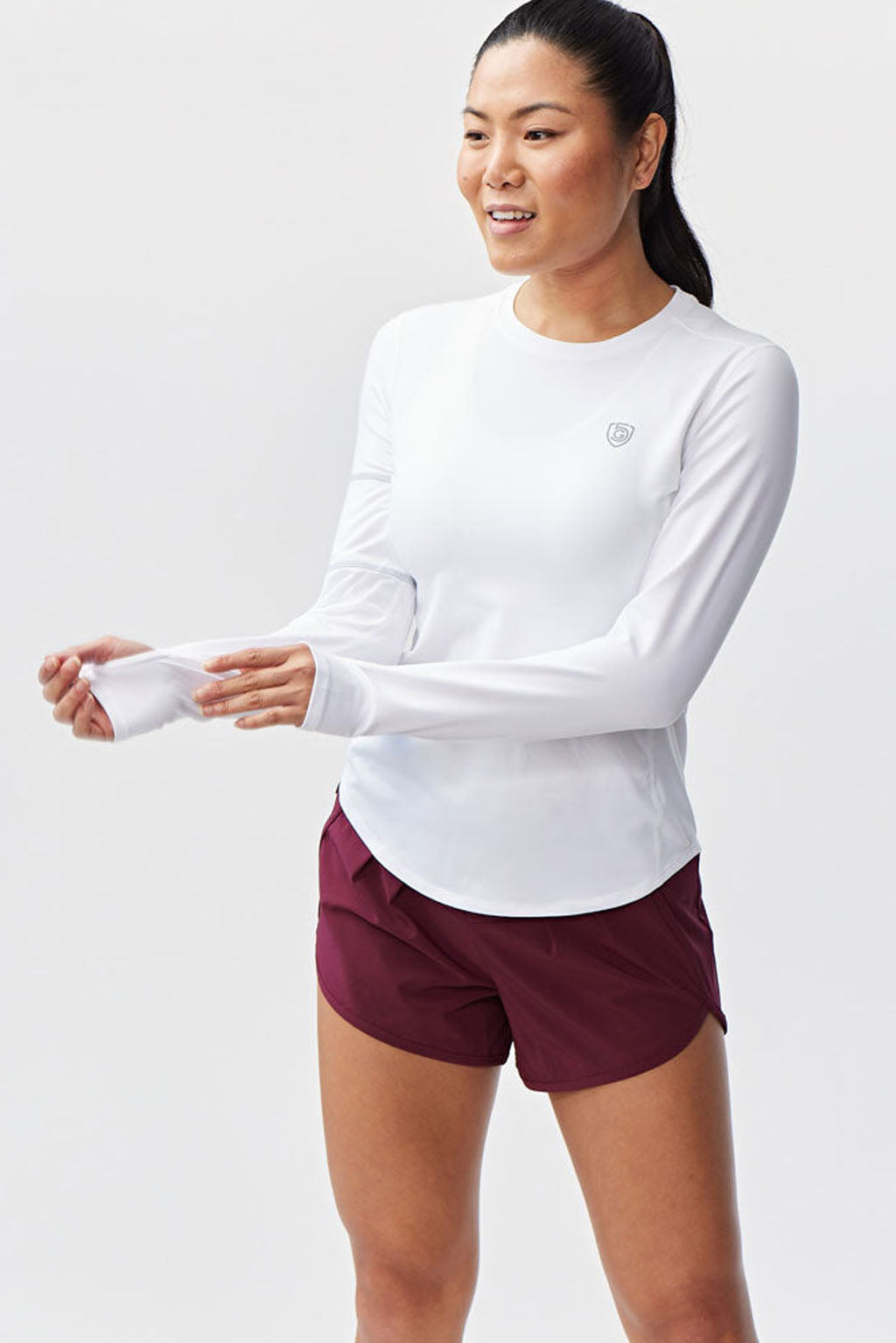 Foudy Women's Longsleeve Workout Top - Tigbul's Variety Fashion Shop