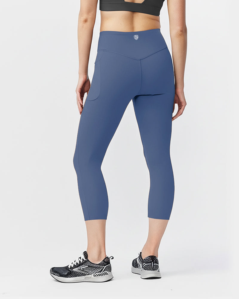 Go Again Women's Cropped Leggings Length 21" - Tigbul's Variety Fashion Shop