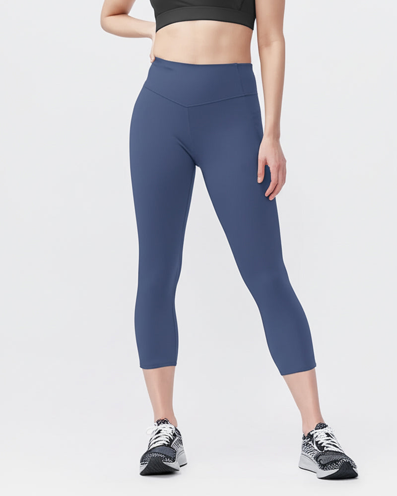 Go Again Women's Cropped Leggings Length 21" - Tigbul's Variety Fashion Shop