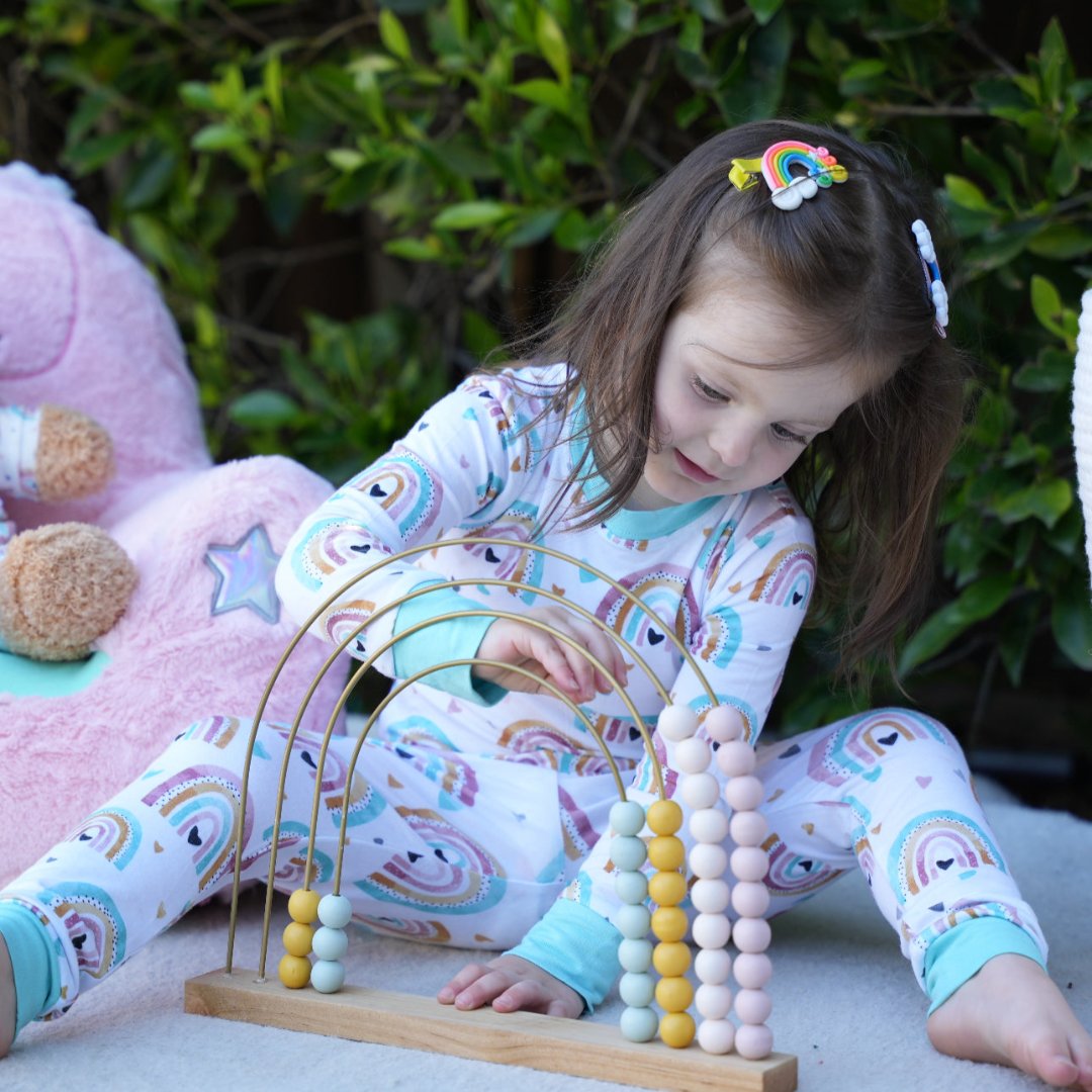 Radiant Rainbow Pajamas - Tigbul's Variety Fashion Shop
