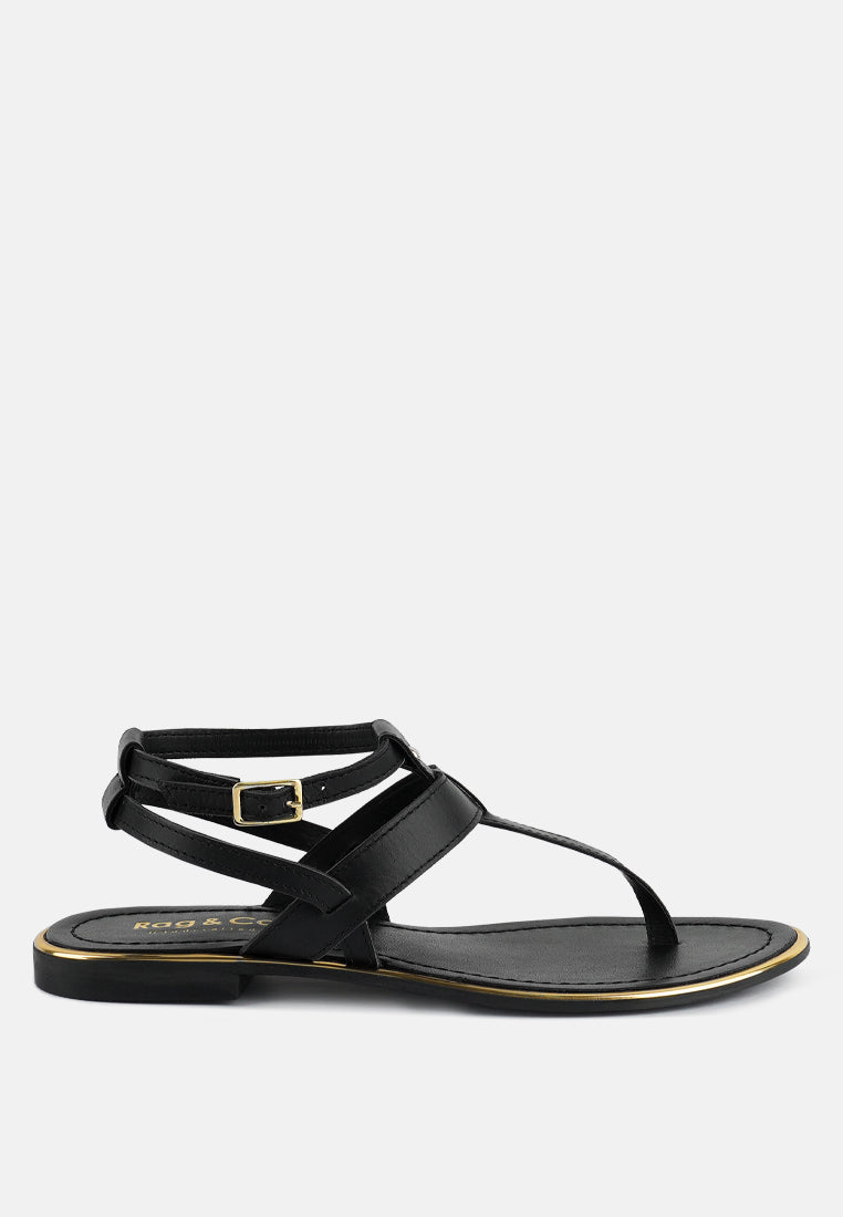 Irene Flat Thong Sandals - Tigbul's Variety Fashion Shop
