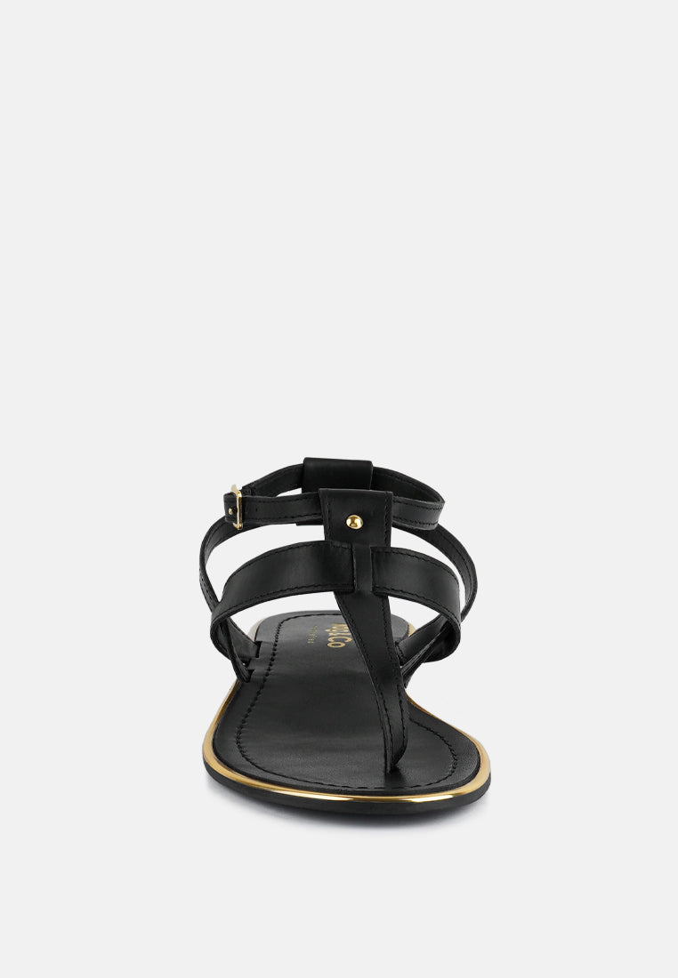 Irene Flat Thong Sandals - Tigbul's Variety Fashion Shop