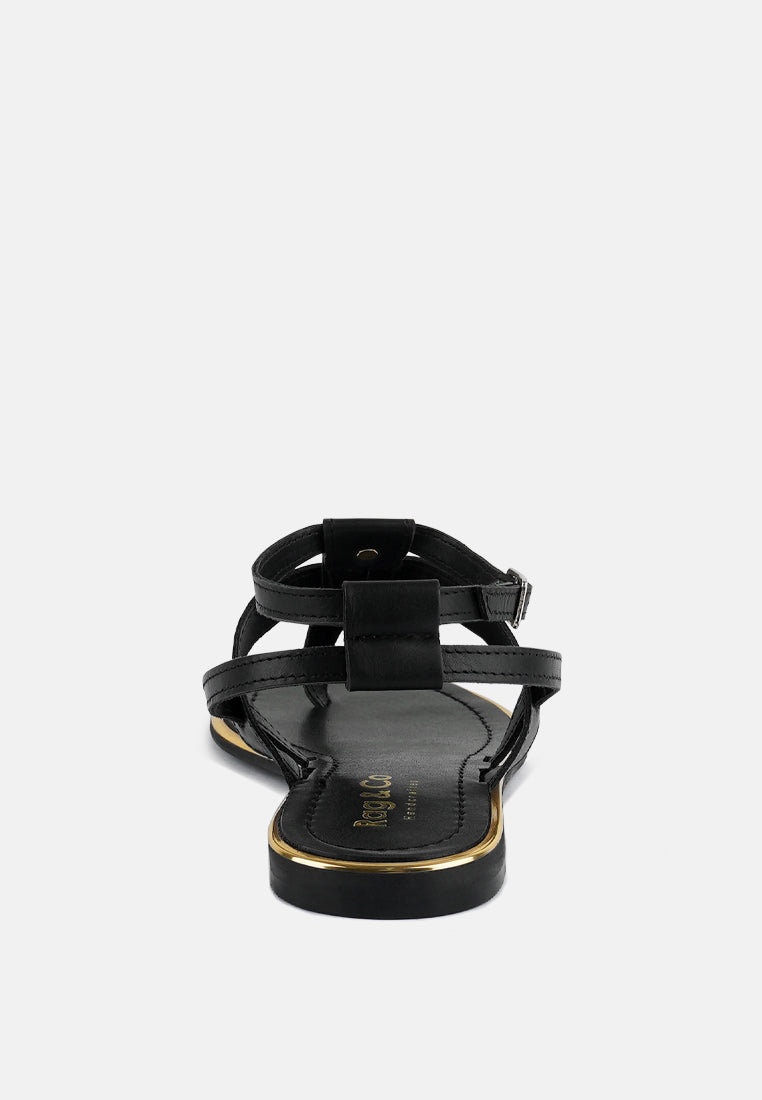 Irene Flat Thong Sandals - Tigbul's Variety Fashion Shop
