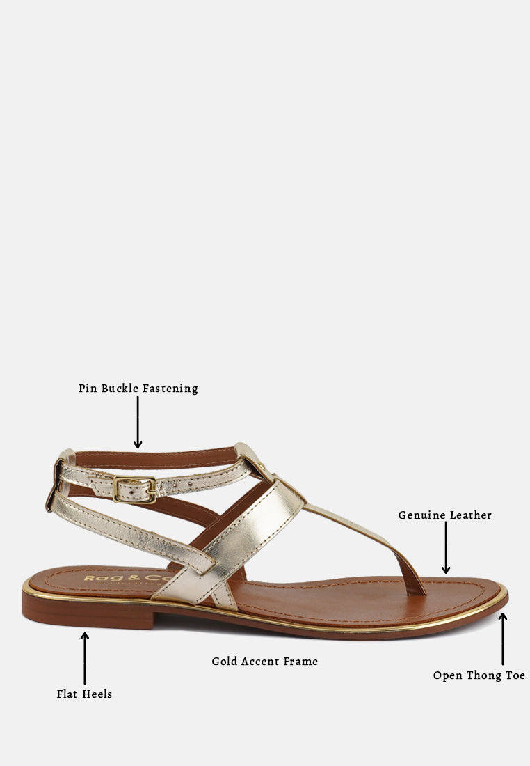 Irene Flat Thong Sandals - Tigbul's Variety Fashion Shop
