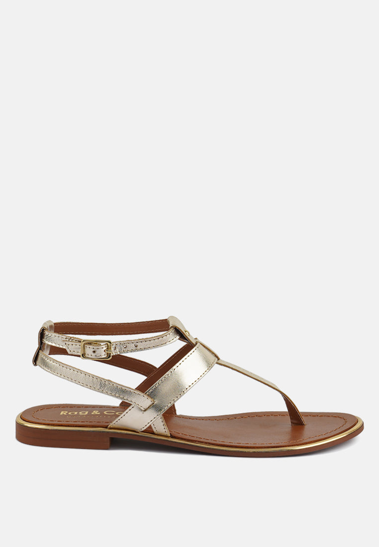 Irene Flat Thong Sandals - Tigbul's Variety Fashion Shop
