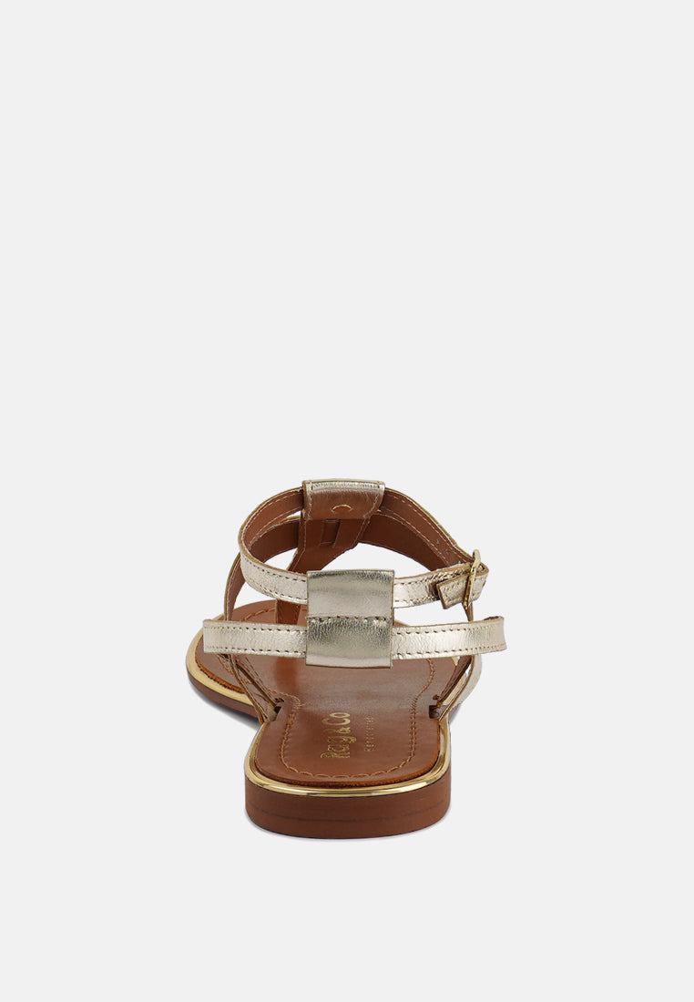 Irene Flat Thong Sandals - Tigbul's Variety Fashion Shop
