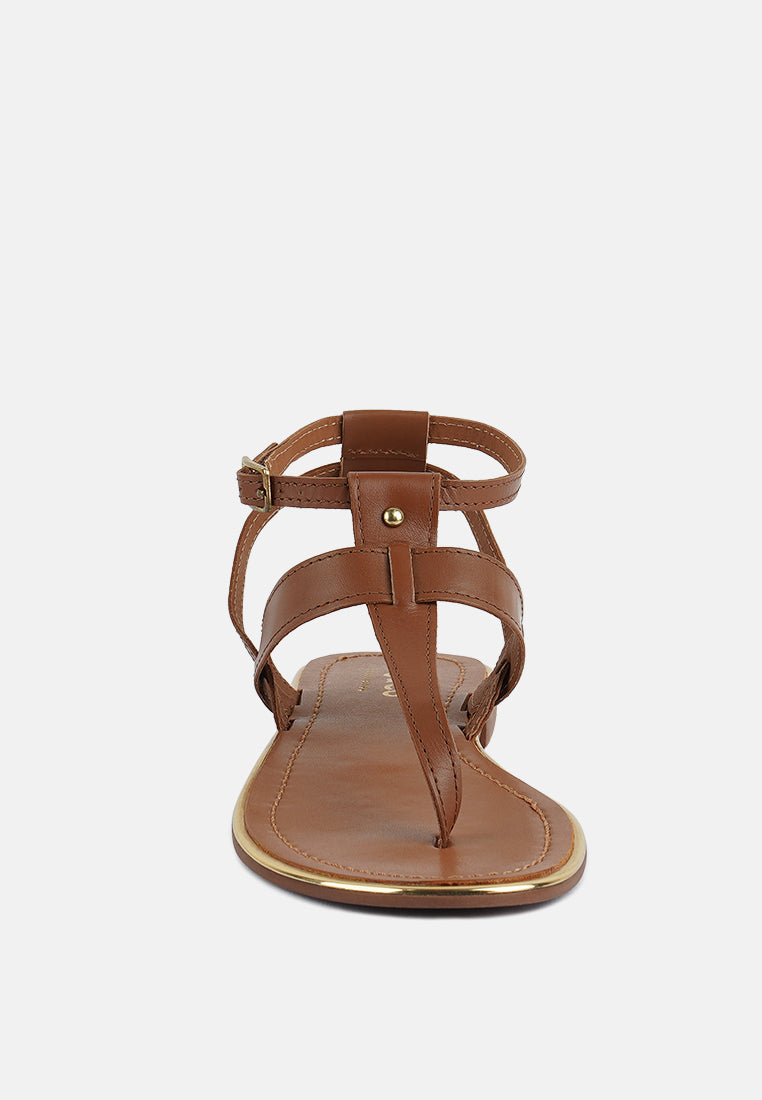 Irene Flat Thong Sandals - Tigbul's Variety Fashion Shop