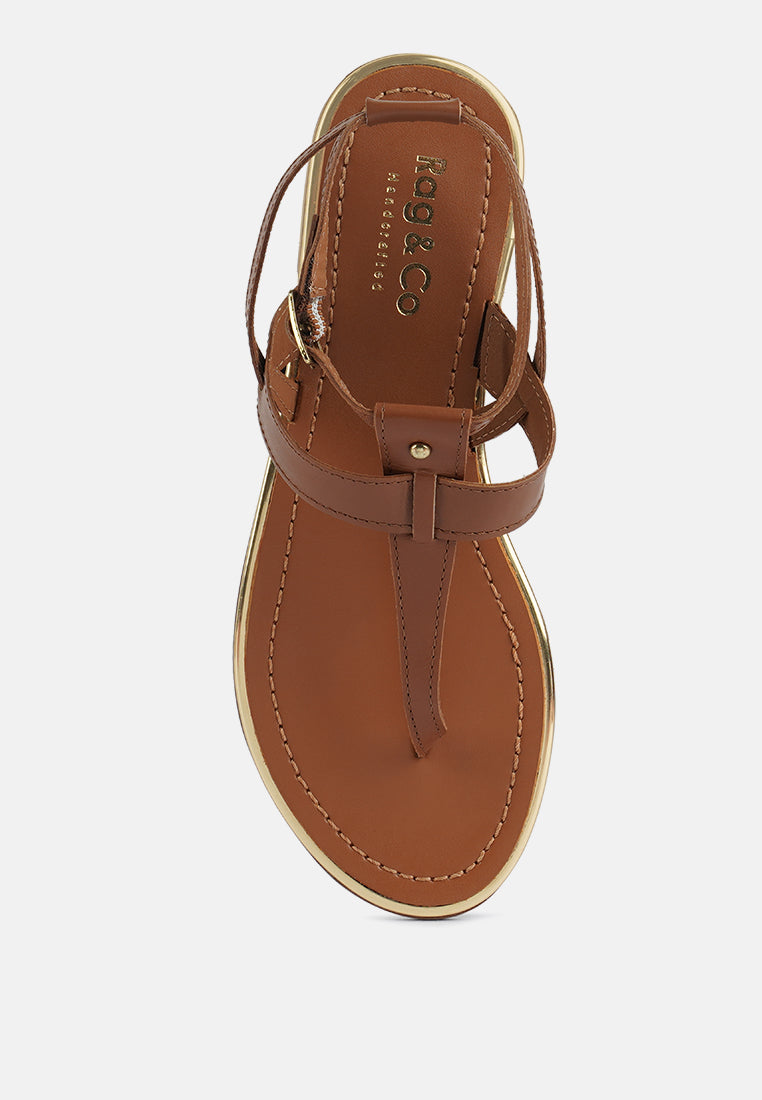 Irene Flat Thong Sandals - Tigbul's Variety Fashion Shop