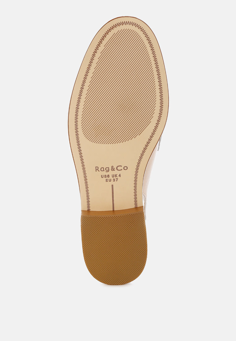 Jemykin Genuine Leather Loafer Sandals - Tigbul's Variety Fashion Shop