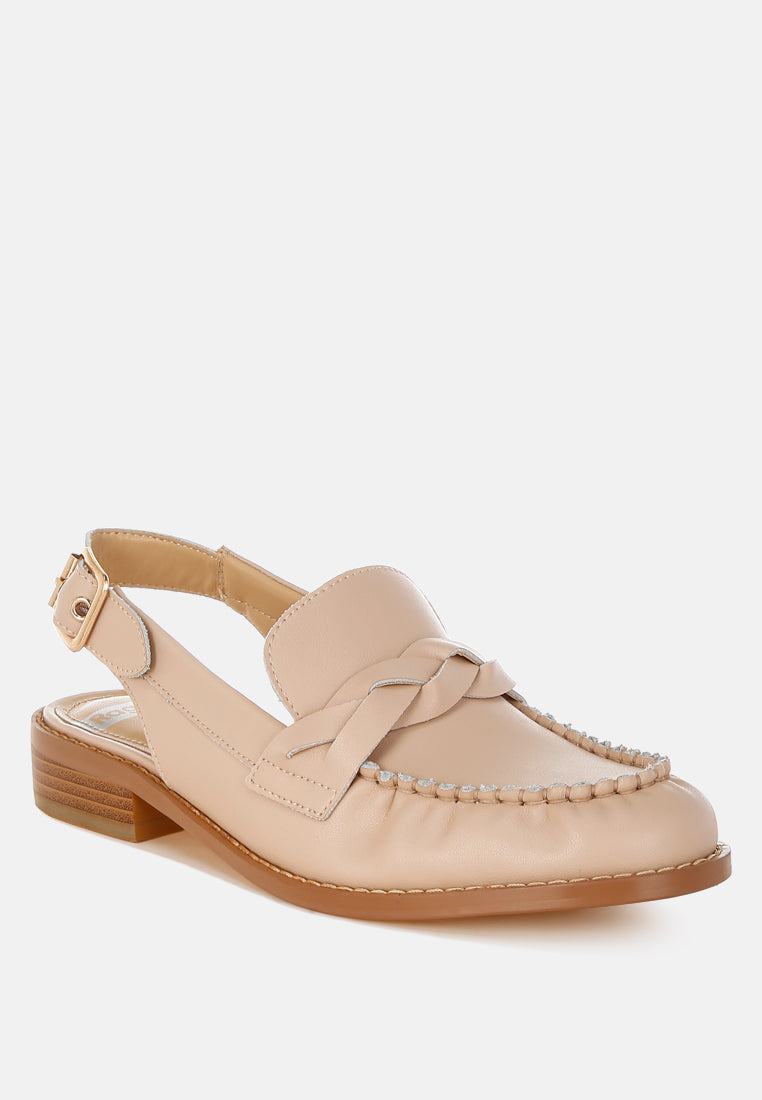 Jemykin Genuine Leather Loafer Sandals - Tigbul's Variety Fashion Shop