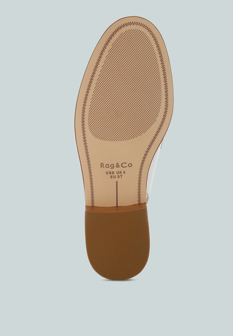 Jemykin Genuine Leather Loafer Sandals - Tigbul's Variety Fashion Shop