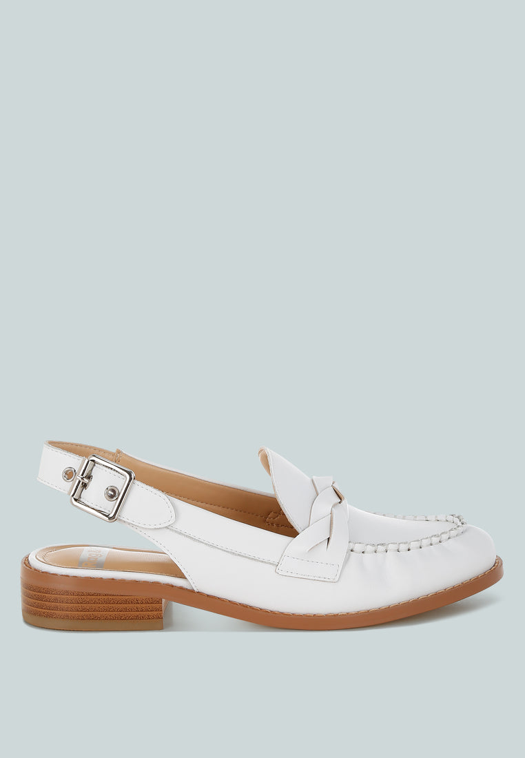 Jemykin Genuine Leather Loafer Sandals - Tigbul's Variety Fashion Shop