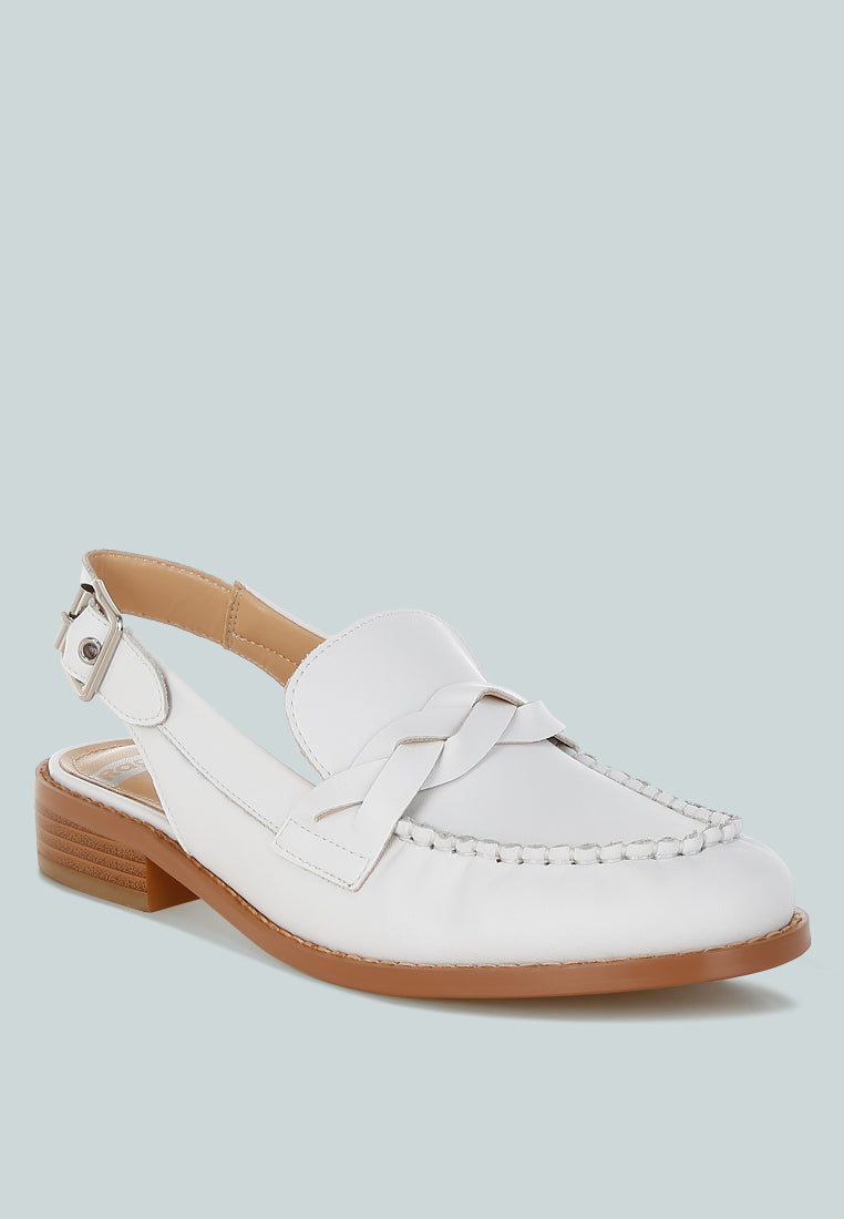 Jemykin Genuine Leather Loafer Sandals - Tigbul's Variety Fashion Shop