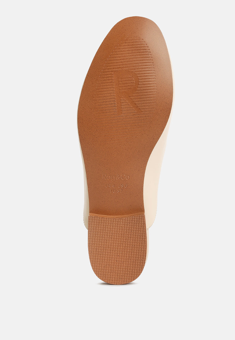 Kristy Horsebit Embellished Mules - Tigbul's Variety Fashion Shop
