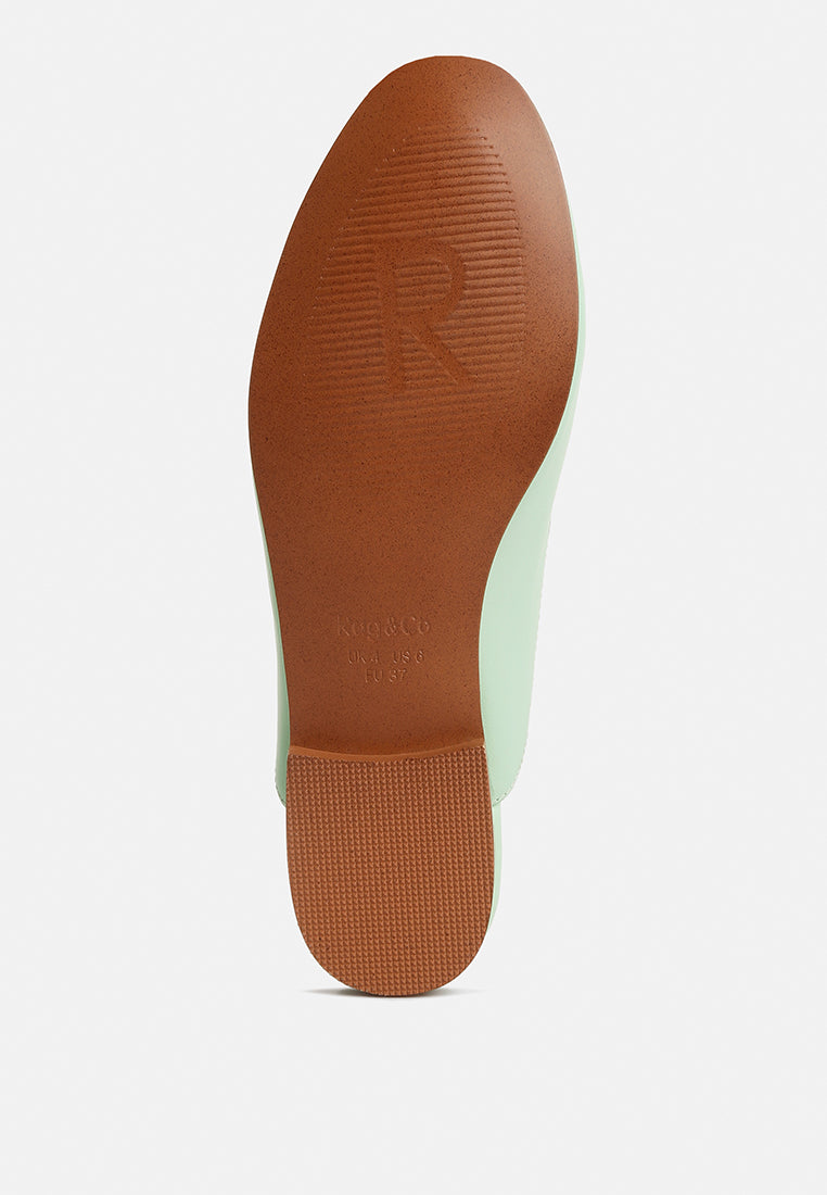 Kristy Horsebit Embellished Mules - Tigbul's Variety Fashion Shop