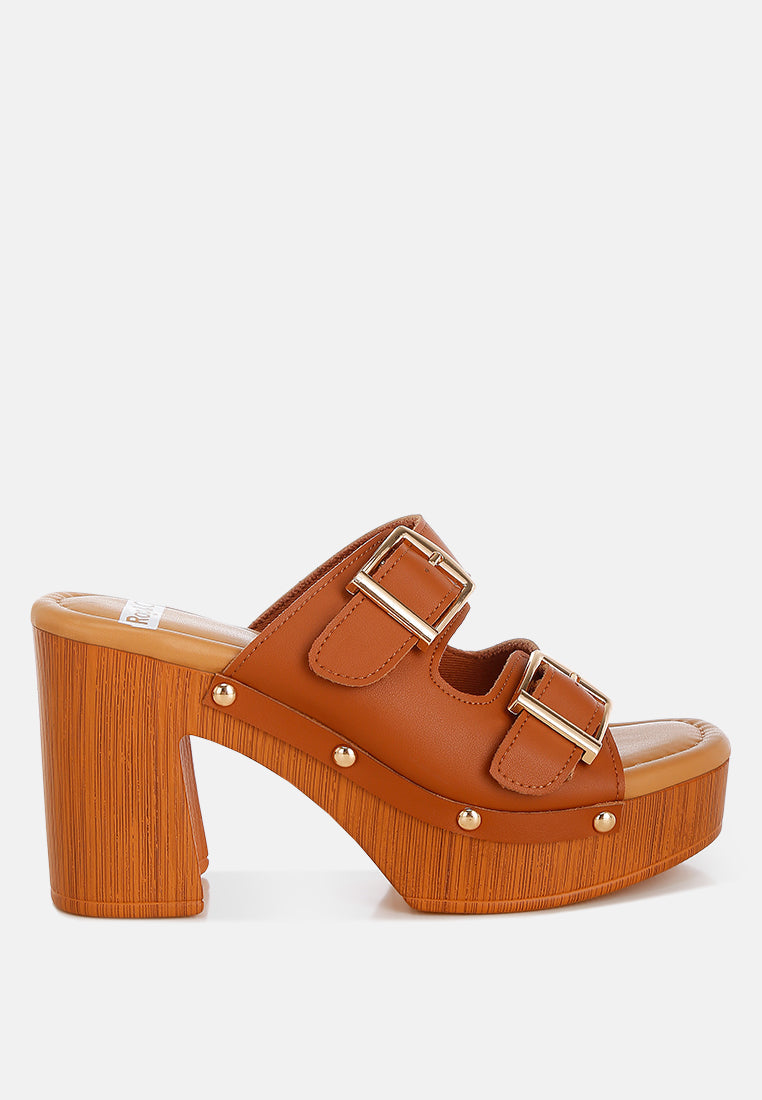 Kenna Dual Buckle Strap Sandals - Tigbul's Variety Fashion Shop