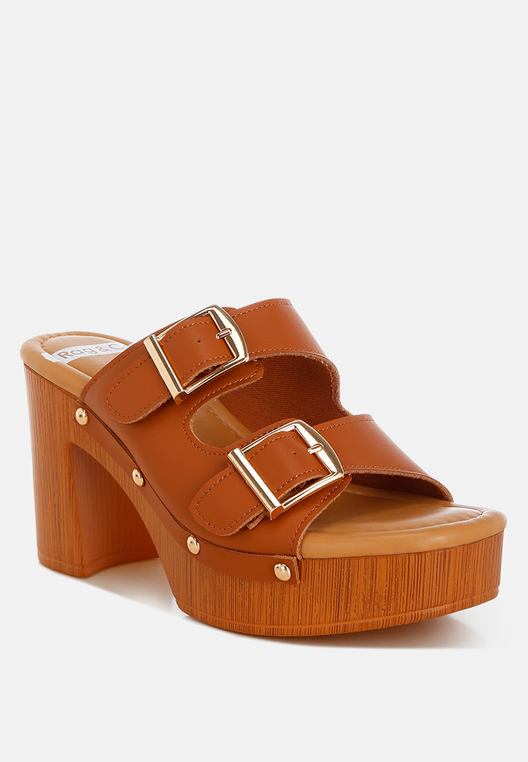 Kenna Dual Buckle Strap Sandals - Tigbul's Variety Fashion Shop