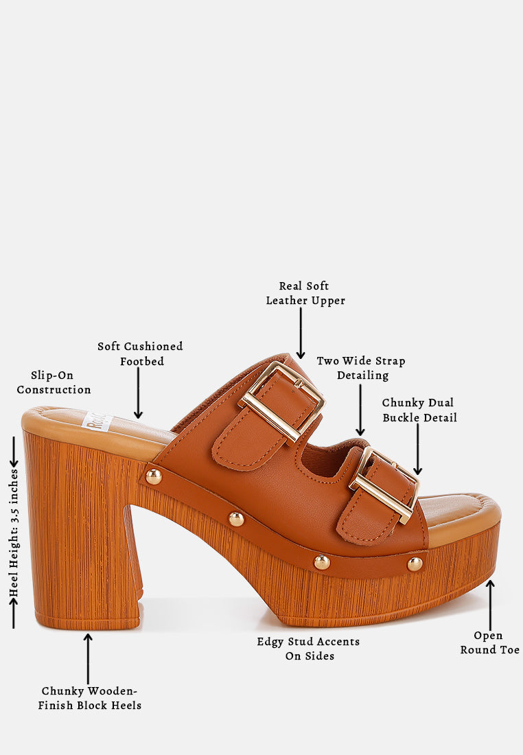 Kenna Dual Buckle Strap Sandals - Tigbul's Variety Fashion Shop
