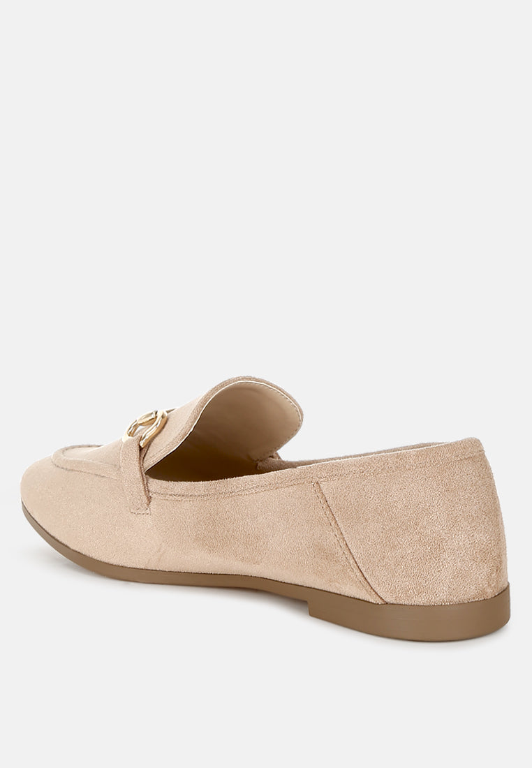 Kingsley Horsebit Embellished Loafers-2