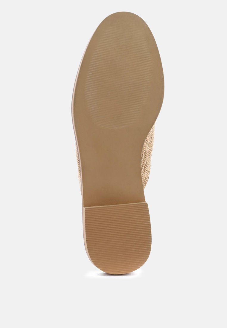 Lia Handcrafted Canvas Mules - Tigbul's Variety Fashion Shop