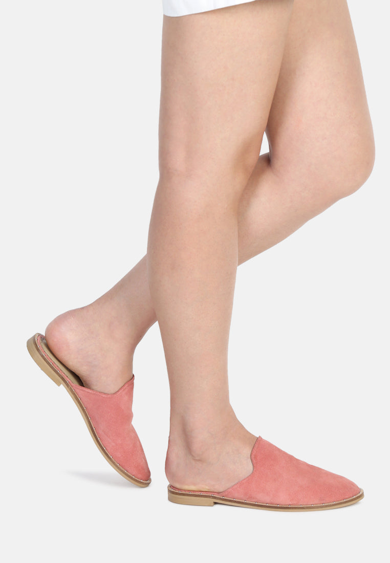 Lia Handcrafted Canvas Mules - Tigbul's Variety Fashion Shop