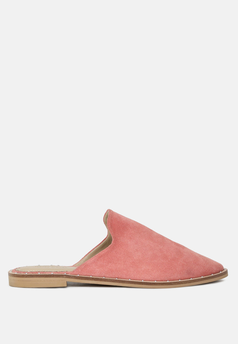 Lia Handcrafted Canvas Mules - Tigbul's Variety Fashion Shop