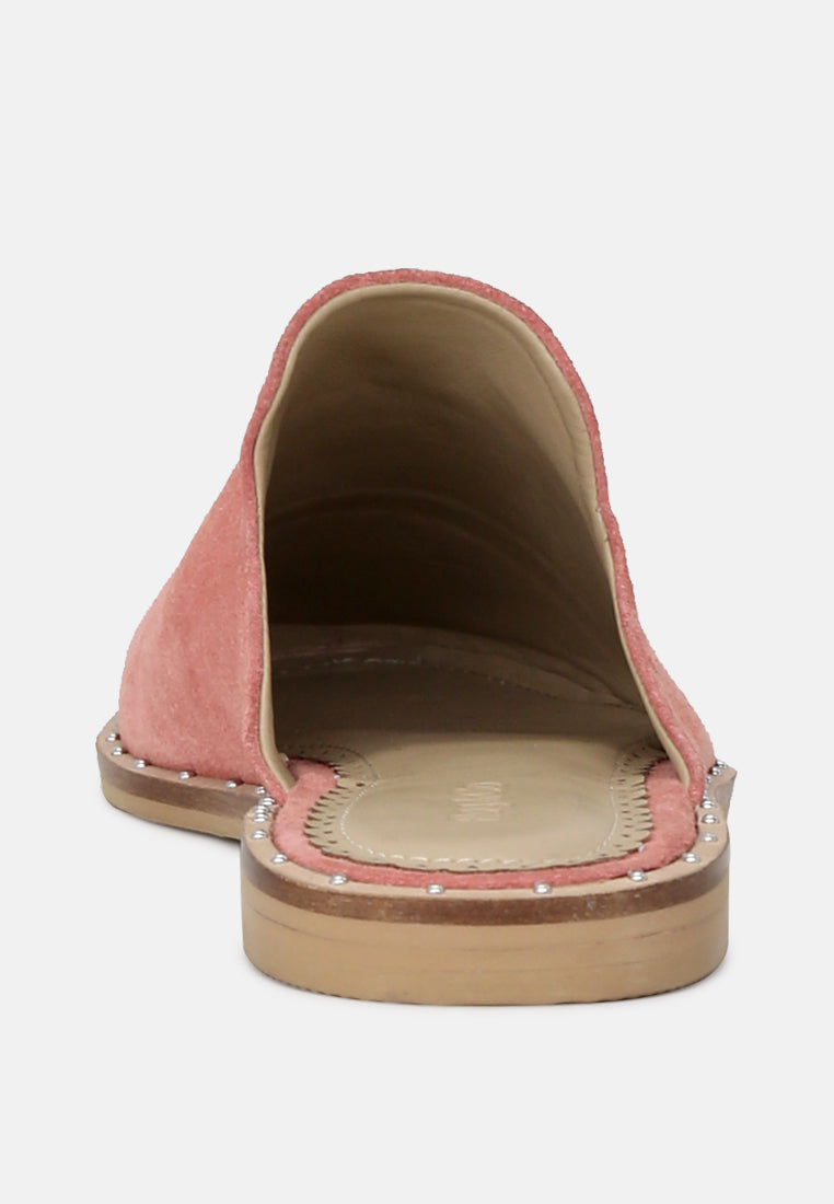 Lia Handcrafted Canvas Mules - Tigbul's Variety Fashion Shop