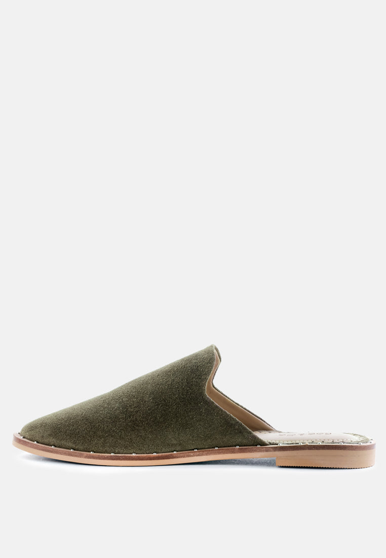 Lia Handcrafted Canvas Mules - Tigbul's Variety Fashion Shop