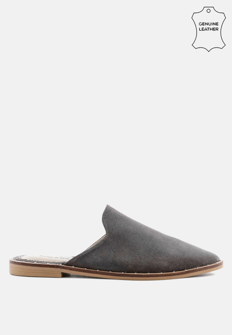 Lia Handcrafted Canvas Mules - Tigbul's Variety Fashion Shop