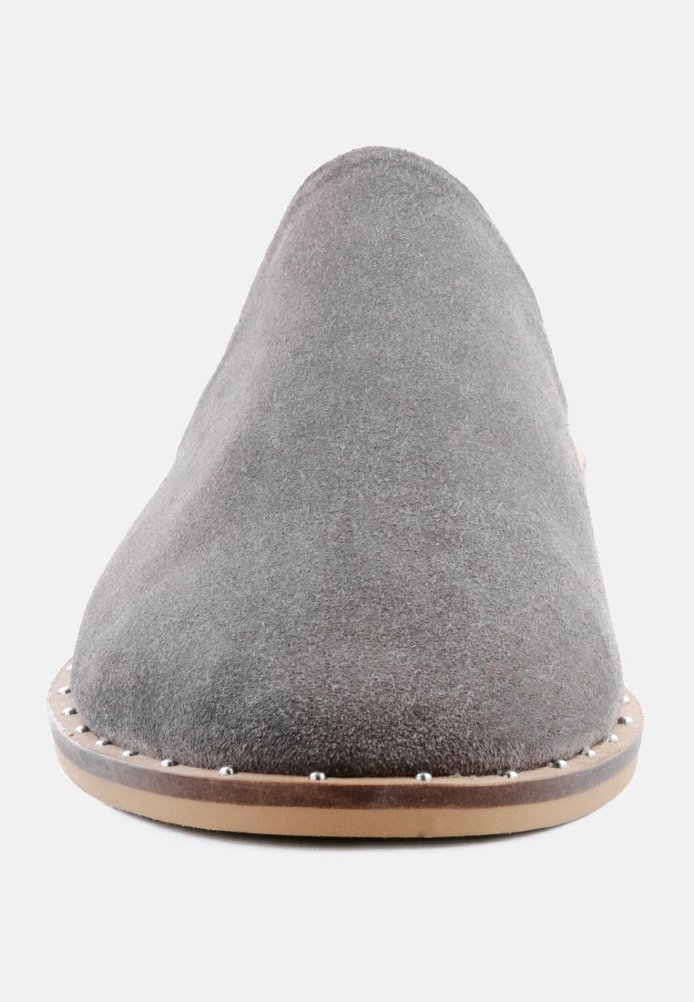 Lia Handcrafted Canvas Mules - Tigbul's Variety Fashion Shop