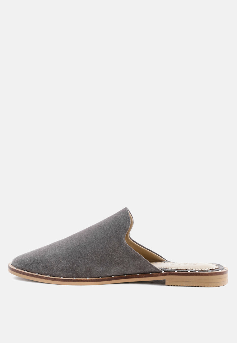 Lia Handcrafted Canvas Mules - Tigbul's Variety Fashion Shop