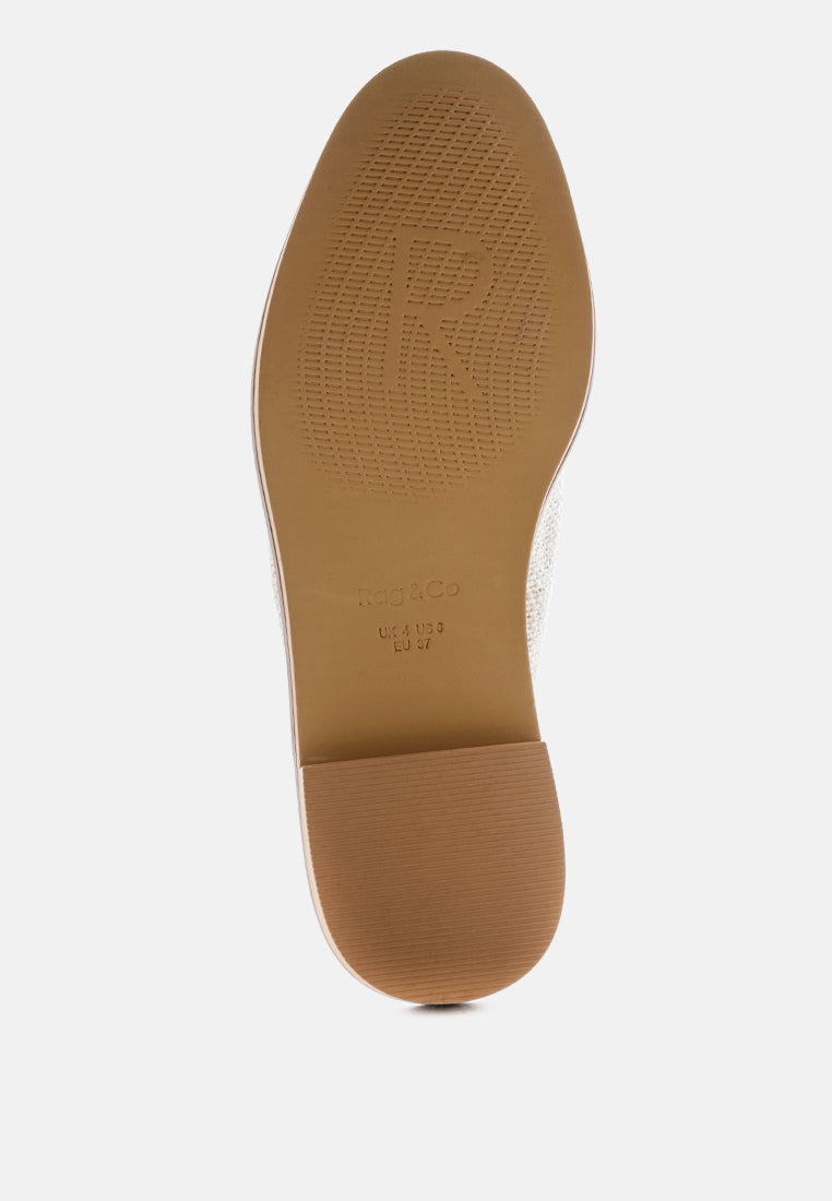 Lia Handcrafted Canvas Mules - Tigbul's Variety Fashion Shop