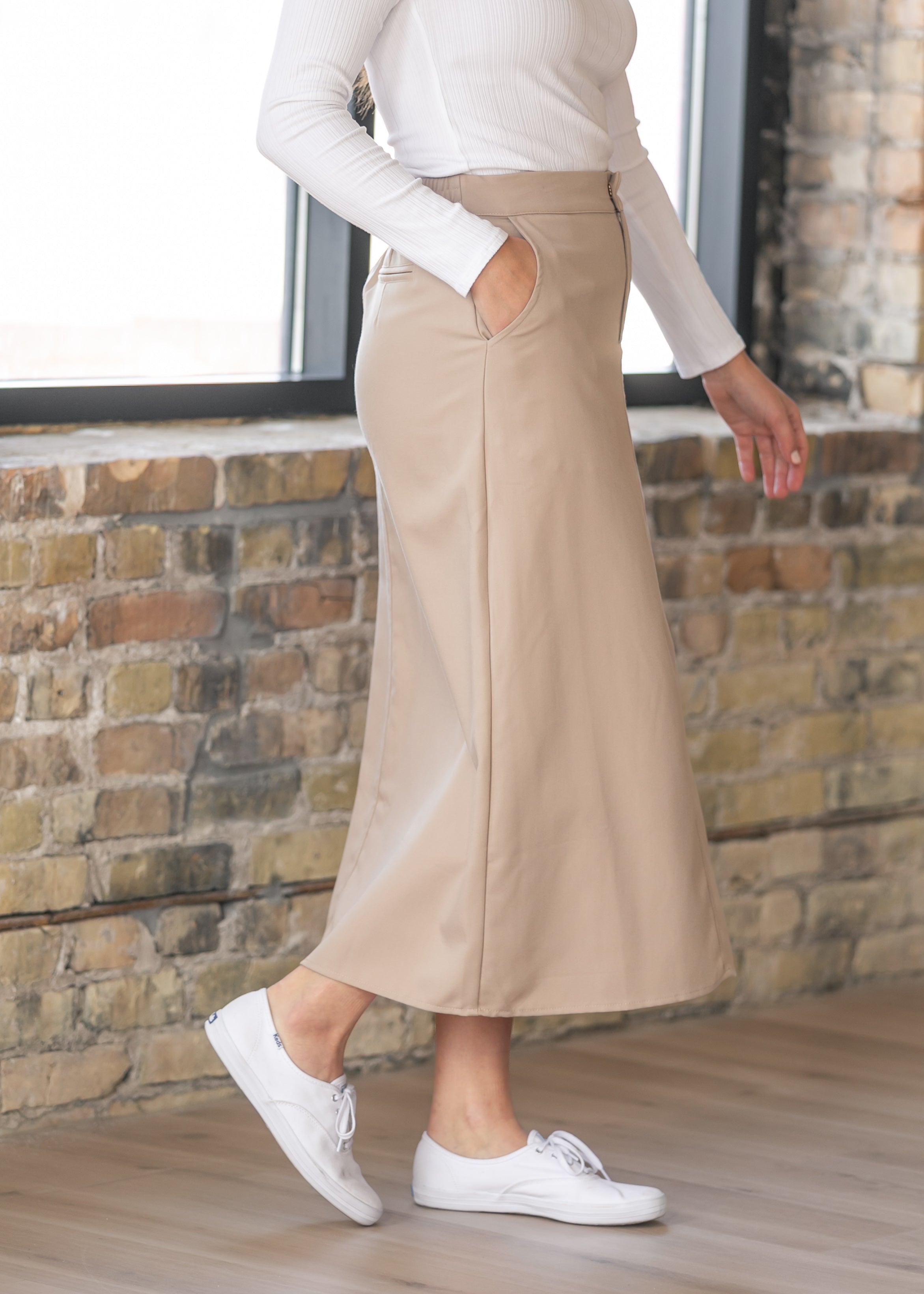 Dylan Midi Trouser Skirt