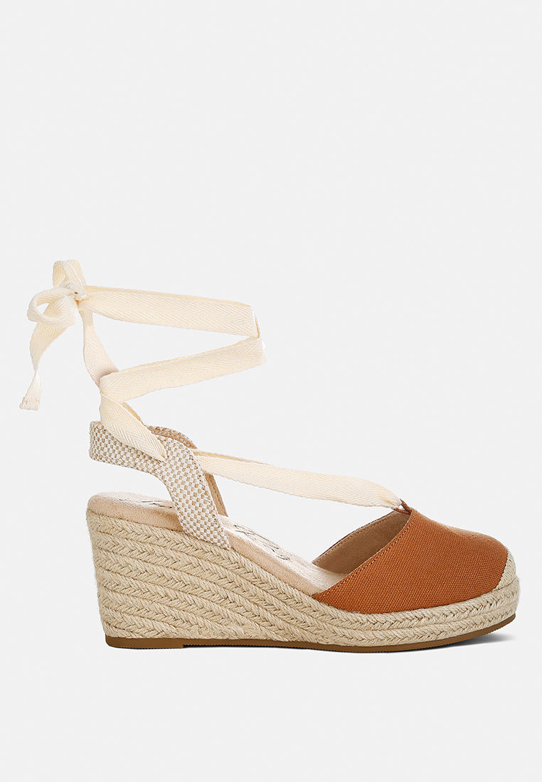 Little Mary Strappy Wedge Heel Sandals - Tigbul's Variety Fashion Shop