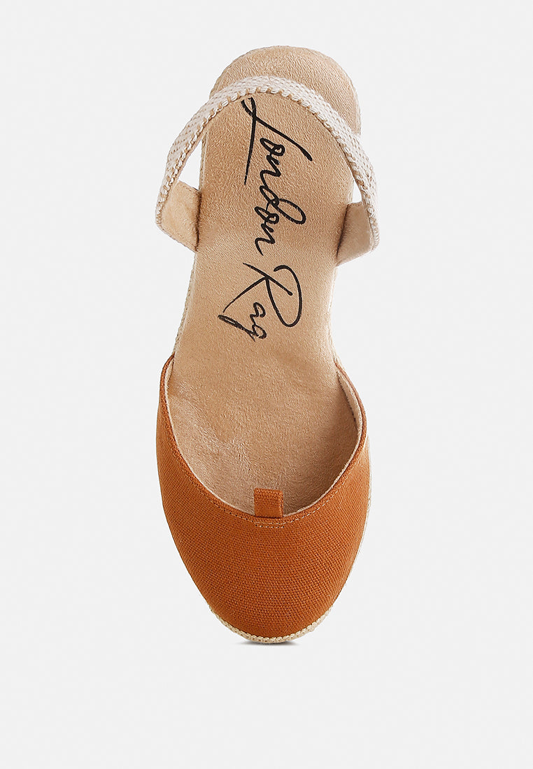 Little Mary Strappy Wedge Heel Sandals - Tigbul's Variety Fashion Shop