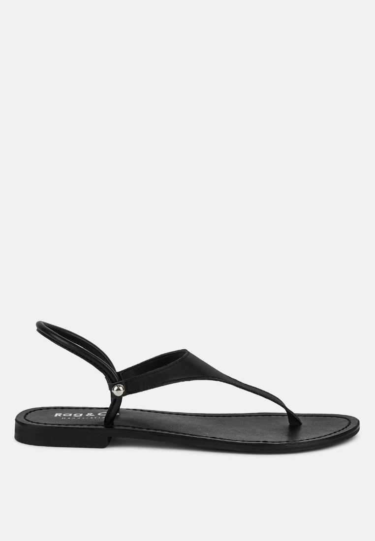 Madeline Flat Thong Sandals - Tigbul's Variety Fashion Shop