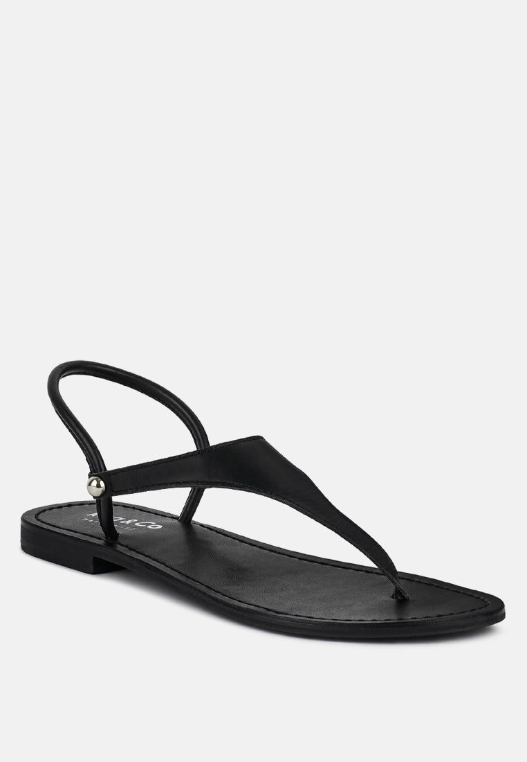 Madeline Flat Thong Sandals - Tigbul's Variety Fashion Shop