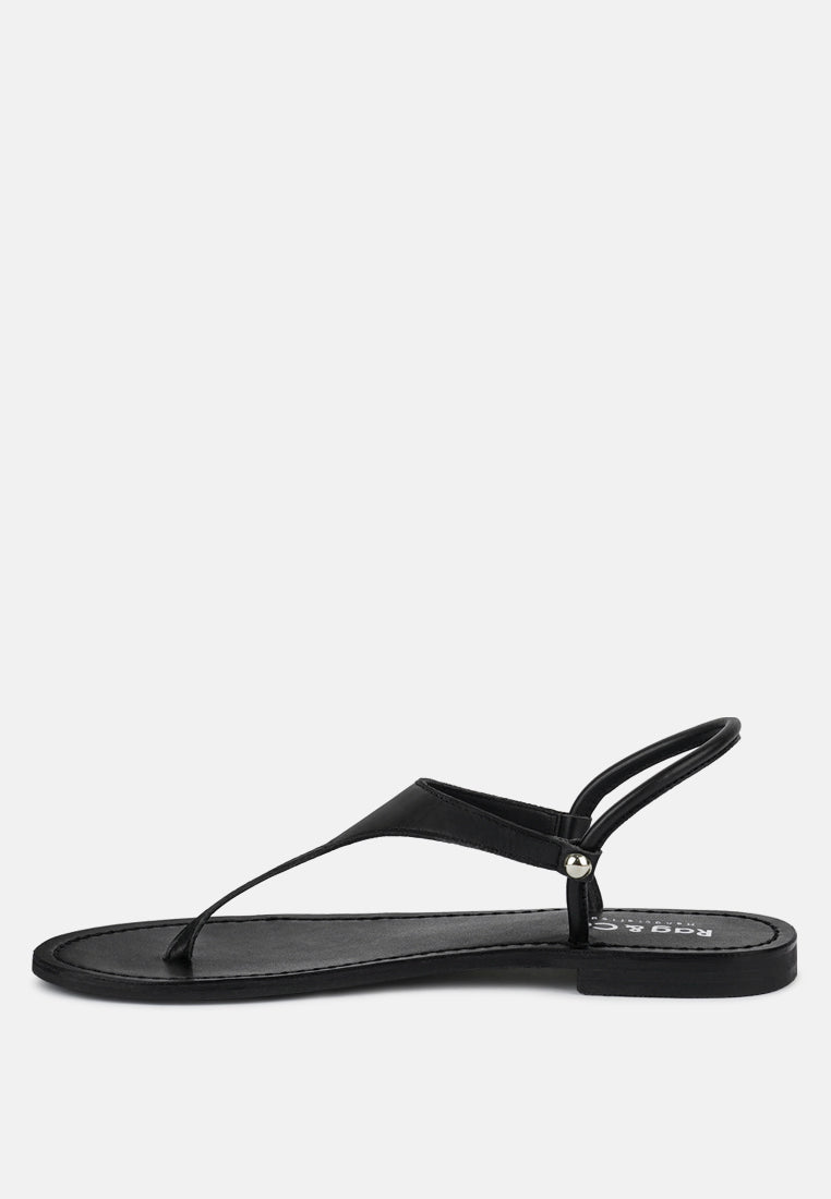 Madeline Flat Thong Sandals - Tigbul's Variety Fashion Shop