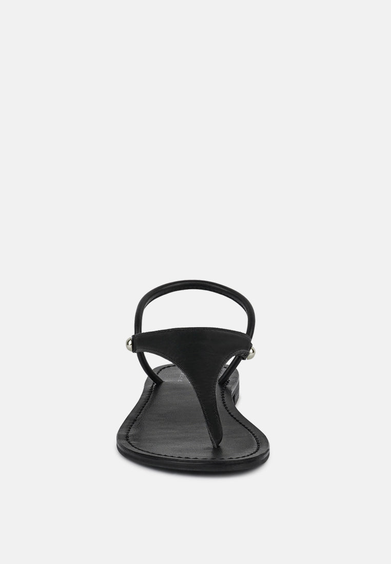 Madeline Flat Thong Sandals - Tigbul's Variety Fashion Shop