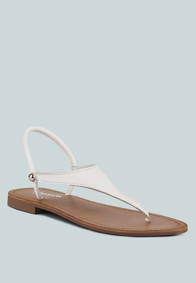 Madeline Flat Thong Sandals - Tigbul's Variety Fashion Shop