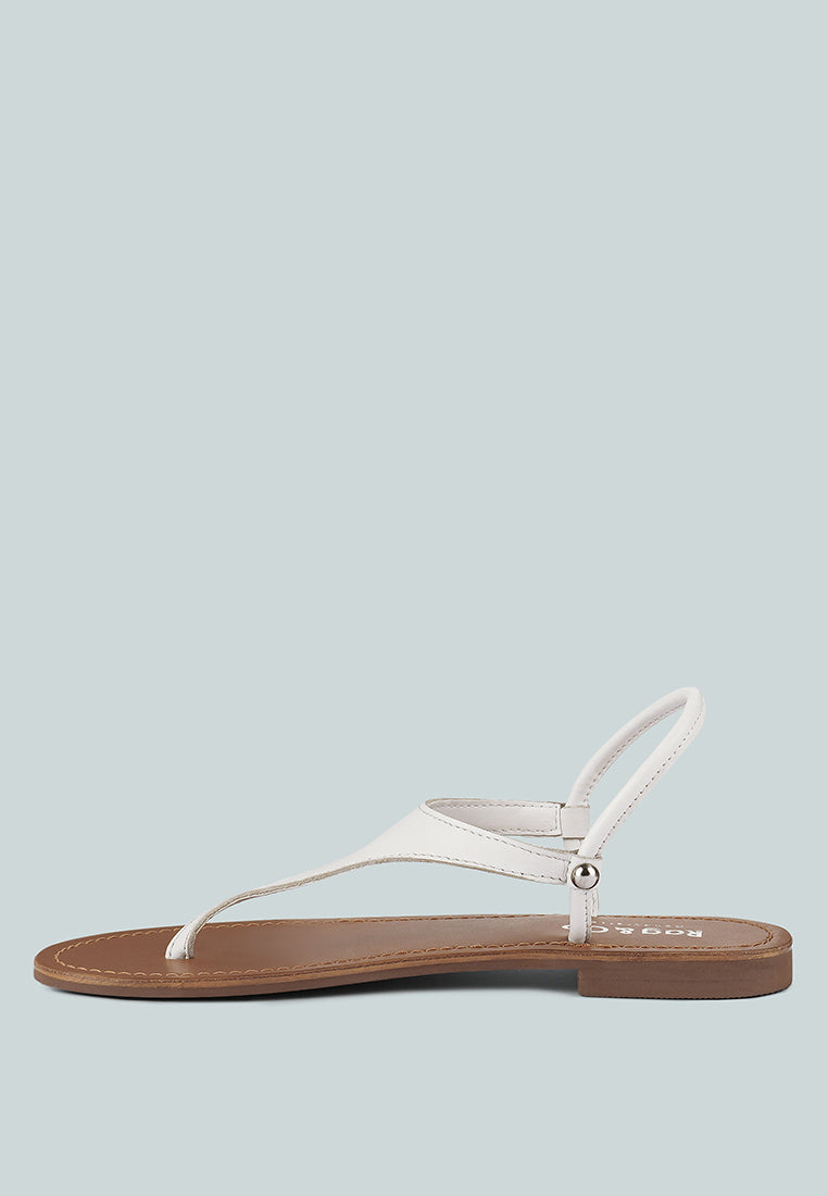 Madeline Flat Thong Sandals - Tigbul's Variety Fashion Shop