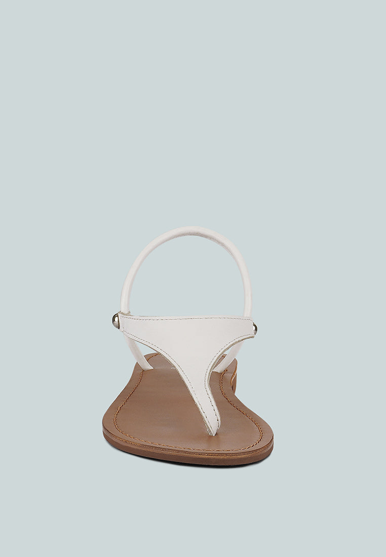 Madeline Flat Thong Sandals - Tigbul's Variety Fashion Shop