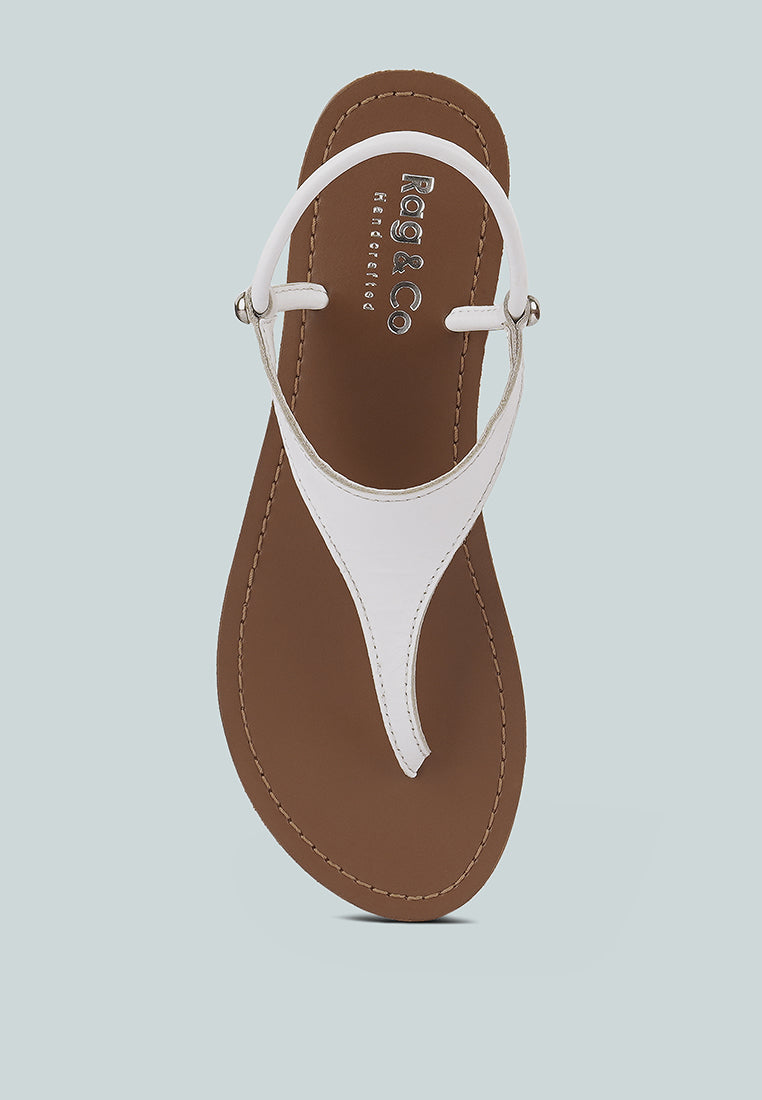 Madeline Flat Thong Sandals - Tigbul's Variety Fashion Shop