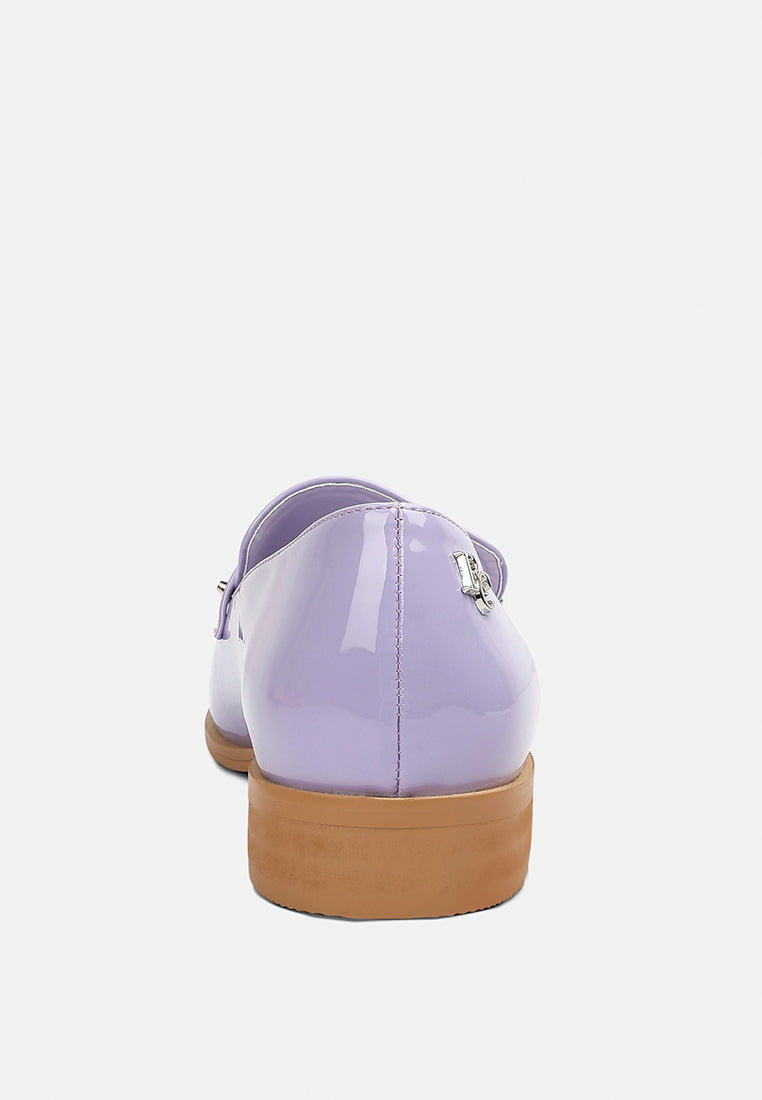Meanbabe Semicasual Stud Detail Patent Loafers - Tigbul's Variety Fashion Shop