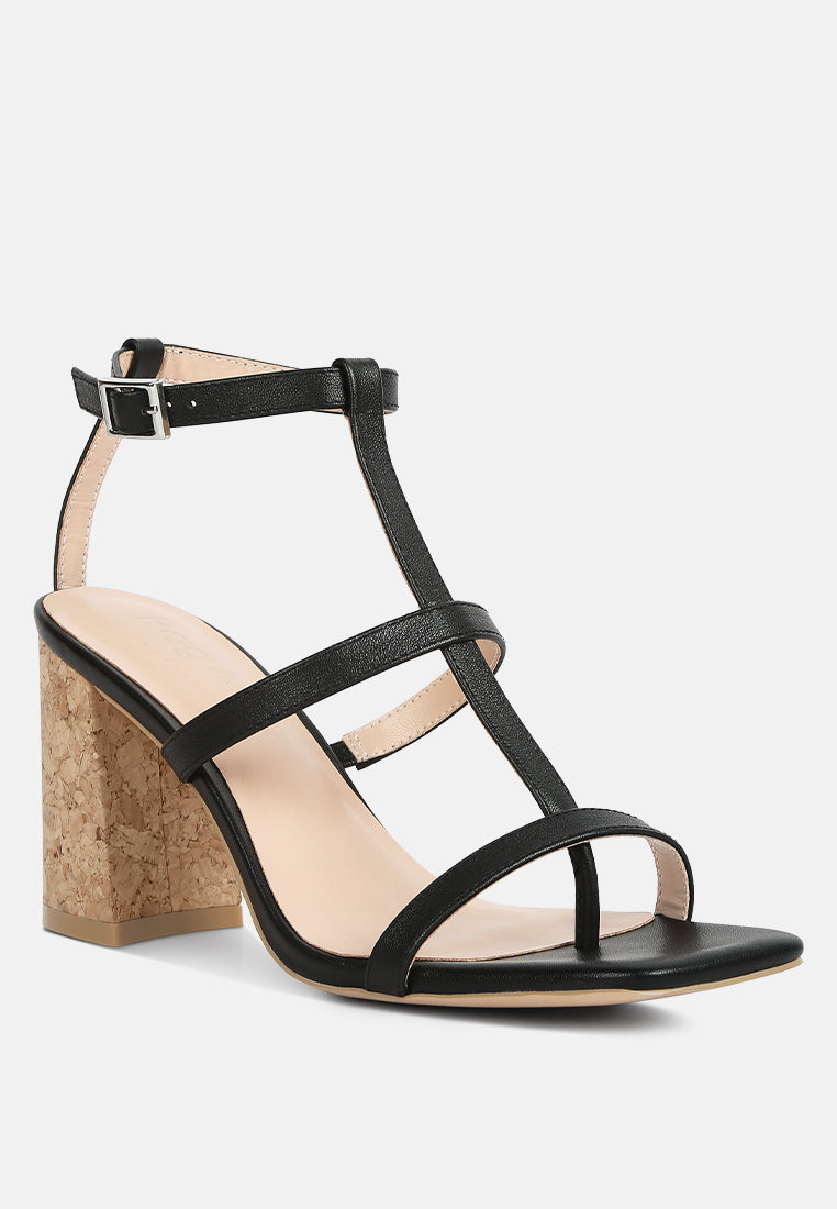 Mirabella Open Square Toe Block Heel Sandals - Tigbul's Variety Fashion Shop