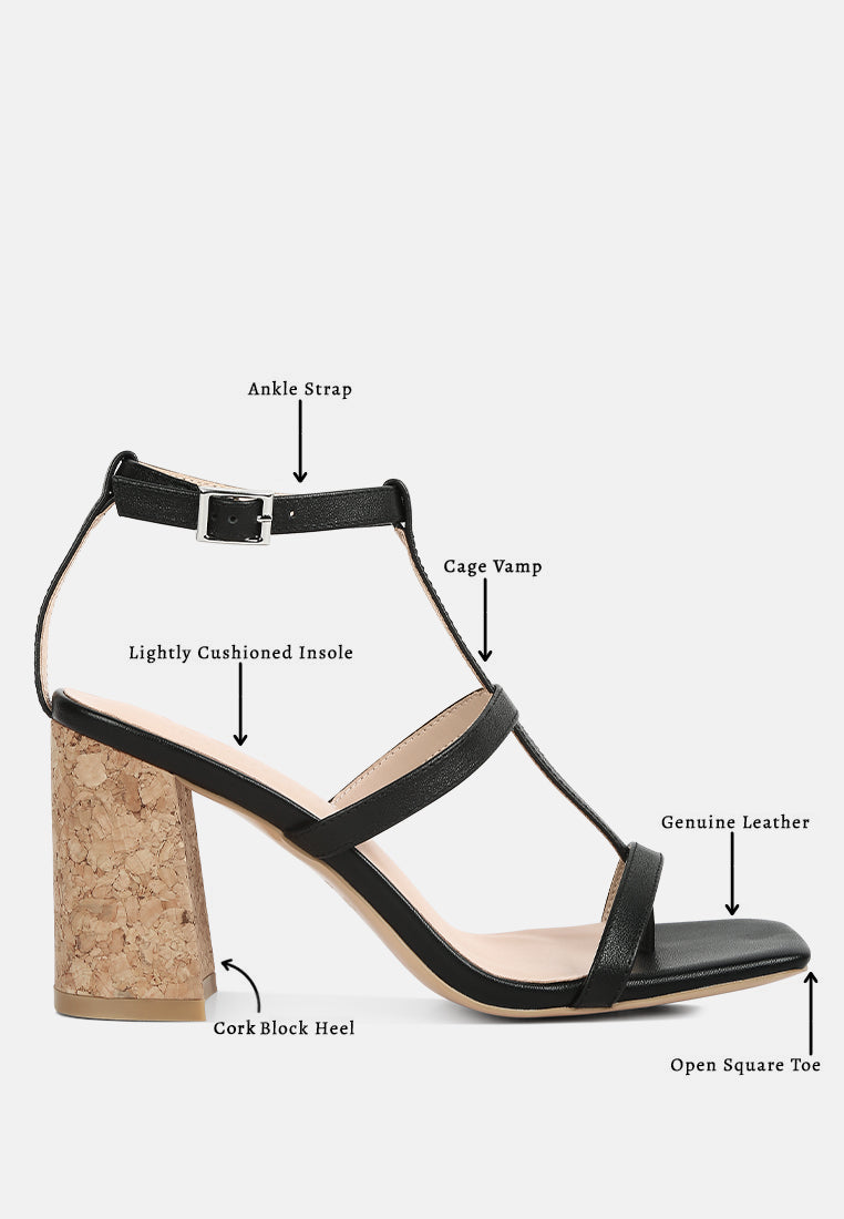 Mirabella Open Square Toe Block Heel Sandals - Tigbul's Variety Fashion Shop