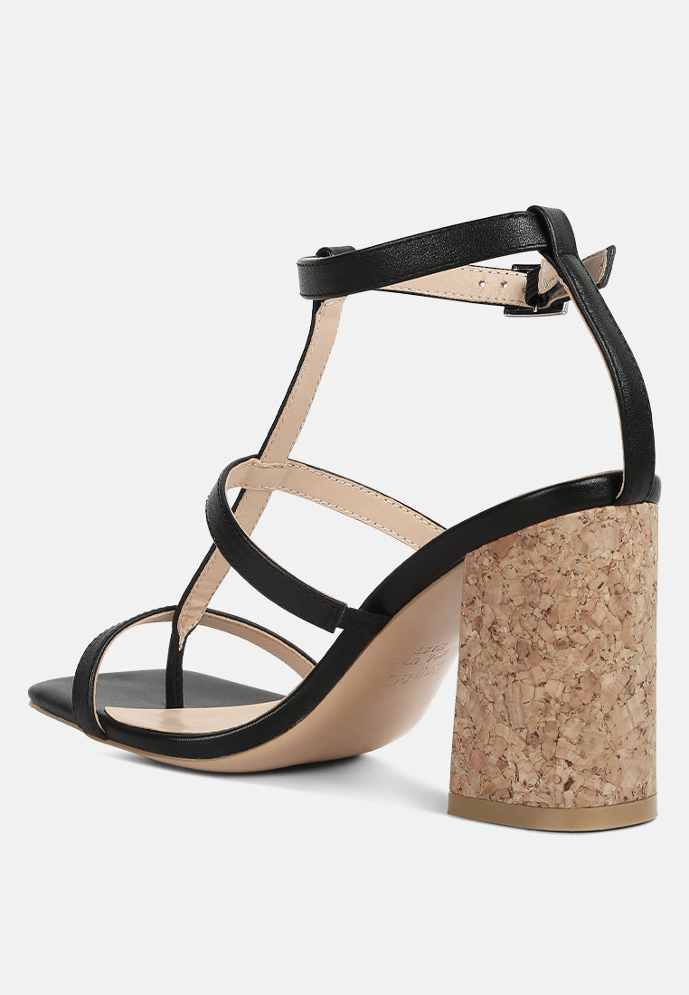 Mirabella Open Square Toe Block Heel Sandals - Tigbul's Variety Fashion Shop
