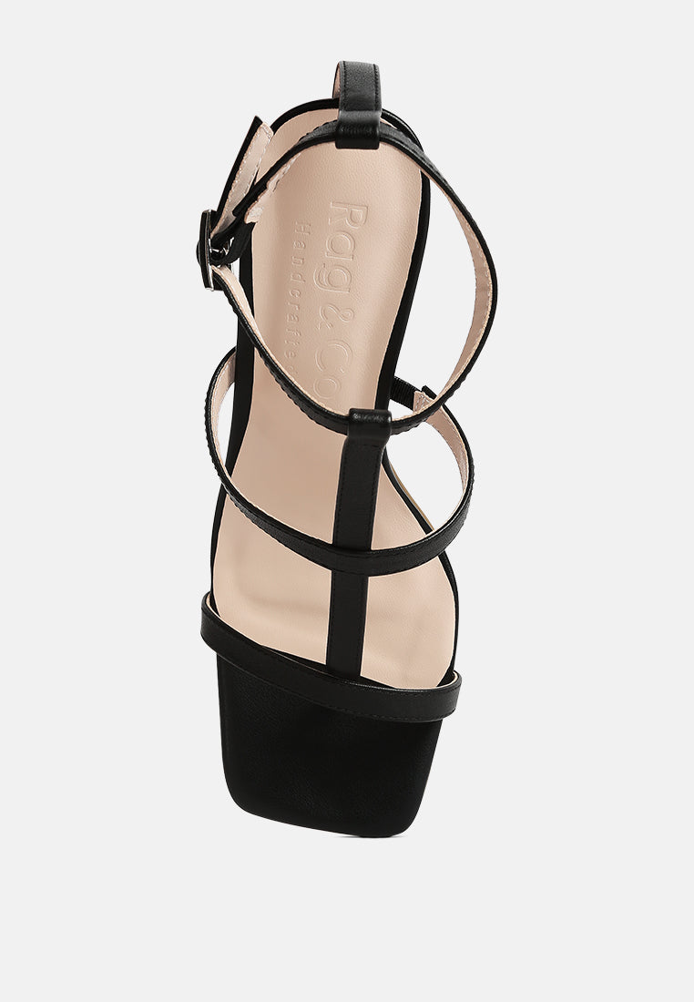 Mirabella Open Square Toe Block Heel Sandals - Tigbul's Variety Fashion Shop