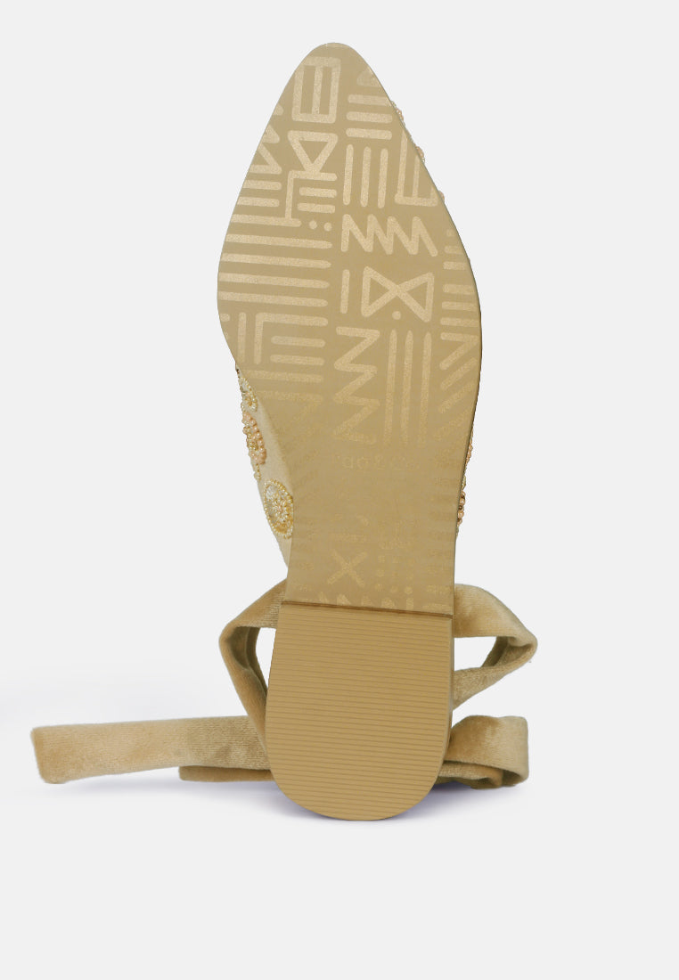 Mande Embroidered Mules - Tigbul's Variety Fashion Shop